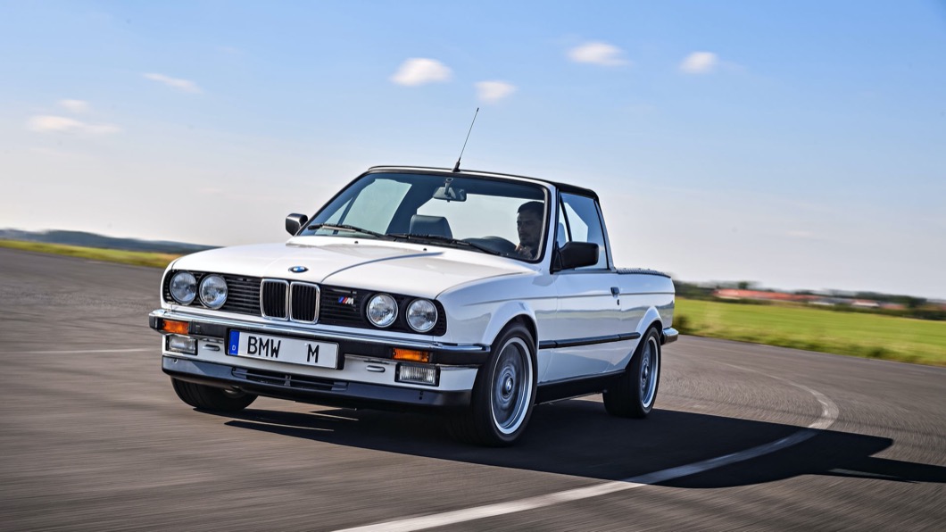 BMW原廠確實曾在1986年打造E30過皮卡車在工廠內使用。(圖片來源/ BMW)