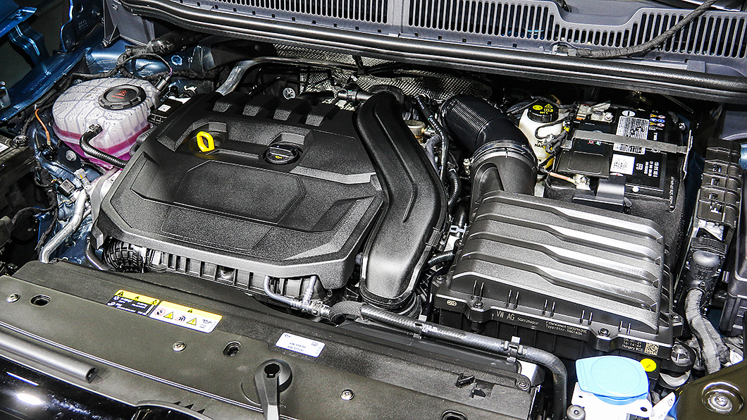 展示車搭載1.5 TSI Evo引擎，具備ACT主動汽缸管理功能。