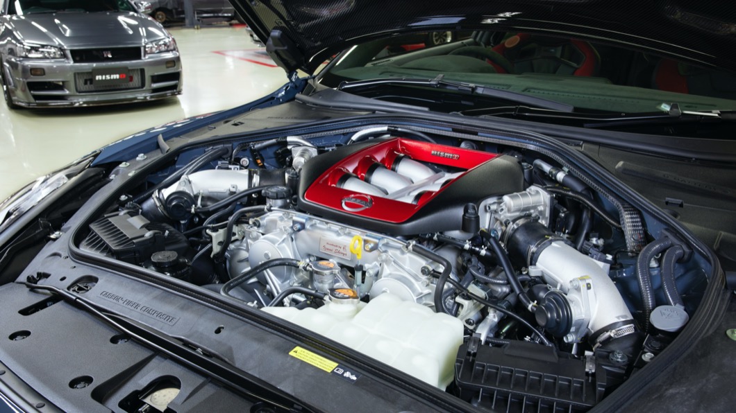 GT-R Nismo車上搭載3.8升V6雙渦輪增壓引擎，可提供600匹最大馬力。(圖片來源/ Nissan)