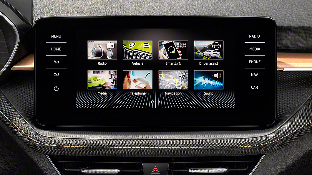 中控螢幕最高可搭配9.2吋版本。(圖片來源/ Škoda)