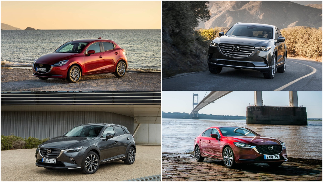 本月入主Mazda2、Mazda6、CX-3、CX-9，可自由選擇5年原廠保固或24期高額0利率。