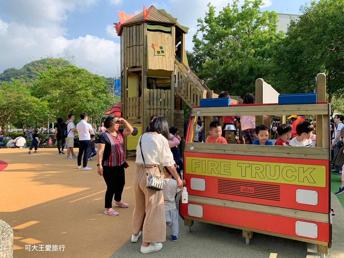 小小打火英雄出任務！台北親子公園再翻新：超Ｑ消防車、火焰鞦韆、旋轉溜滑梯