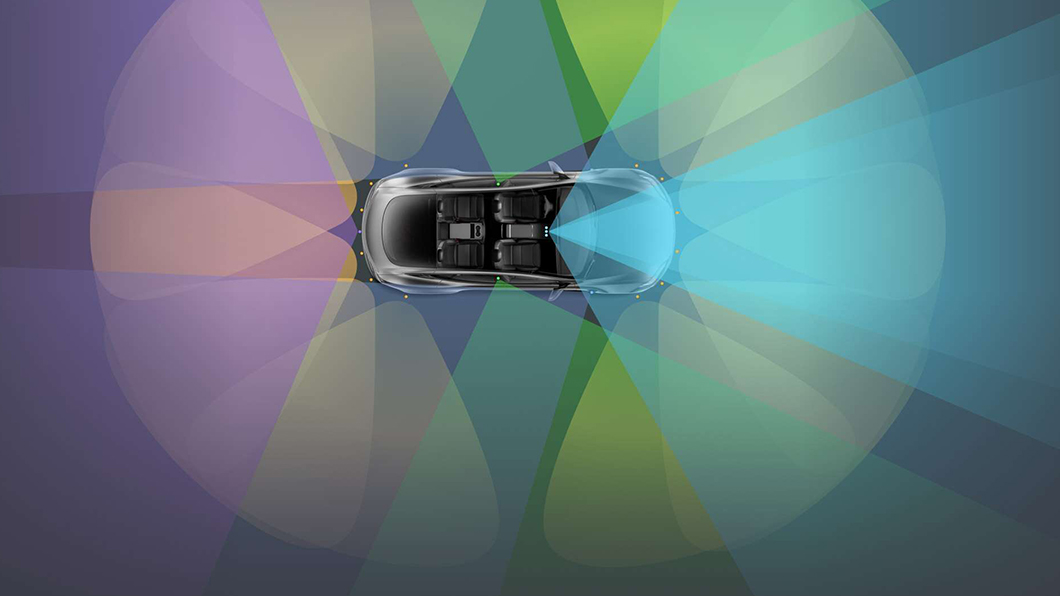 Tesla目標將倚靠攝影鏡頭達成「純視覺」自動駕駛。（圖片來源/ Tesla）