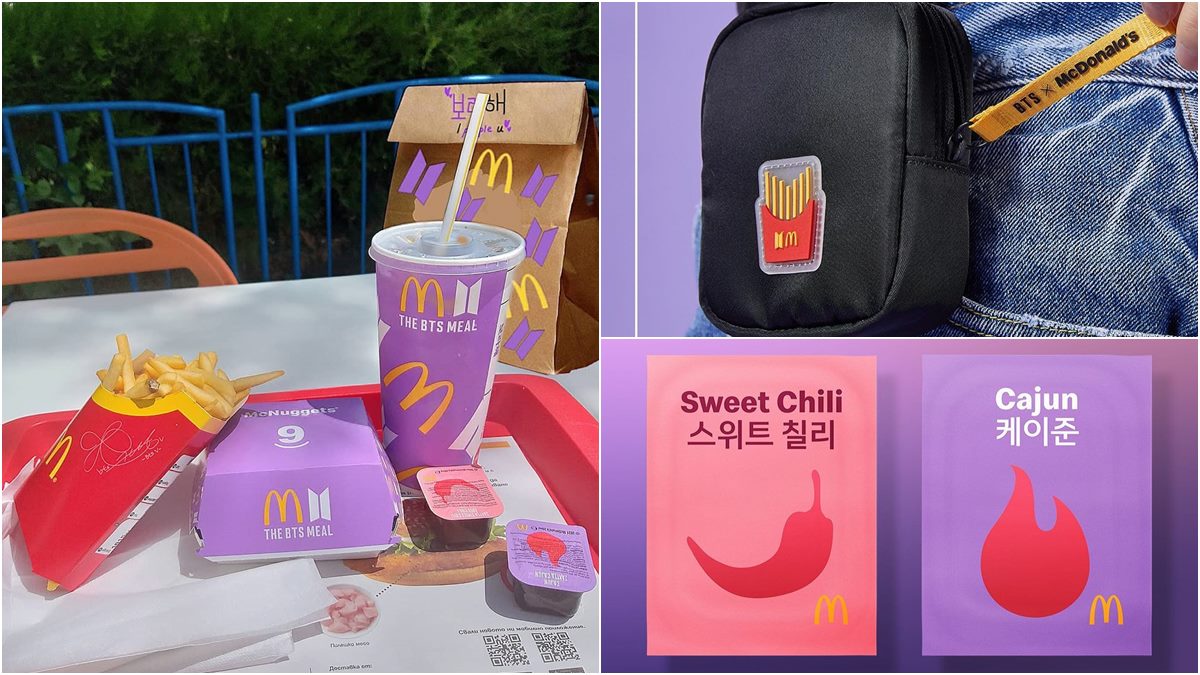 麥當勞 X BTS聯名套餐推「粉紫包裝」！官網再開賣浴袍、薯條小包、吊飾