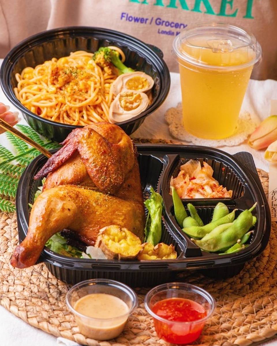 線上點餐95折！台南知名早午餐推15款浮誇「外帶餐盒」，先嗑噴汁烤半雞、香煎骰子牛