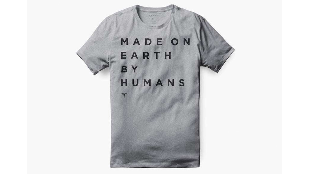 Tesla首次在台推出T-Shirt商品。（圖片來源/ Tesla）