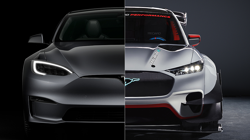 野馬mach E與model S Plaid誰快 千匹馬力電動車有望正面交鋒 Mustang Mach E Mustang Mach E 1400 Tesla Ford 特斯拉 直線加速 最速量產車 Tvbs新聞網