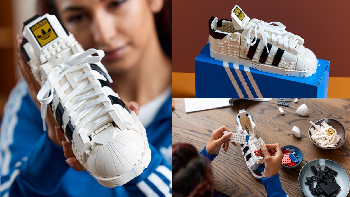 潮流玩具迷會嗨！樂高聯手愛迪達首次推出「Superstar球鞋積木盒組」，7/1這間搶先開賣