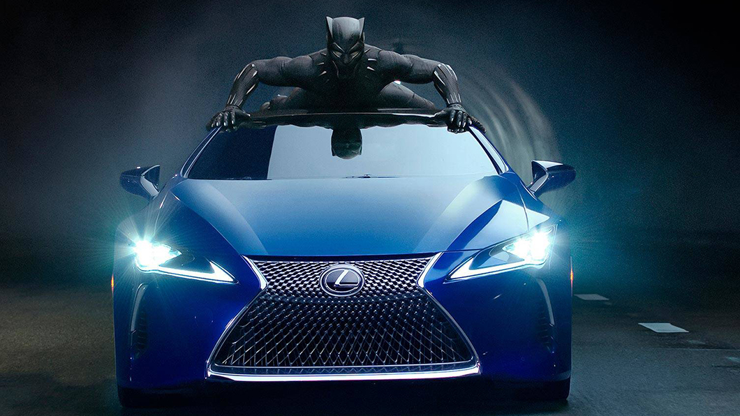 《黑豹》電影中Lexus的置入也相當成功。（圖片來源/ Lexus）