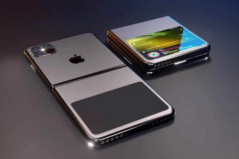 蘋果第一支「折疊iPhone」竟然是絕美星空紫！「2種翻轉」放大縮小任你挑，最快明年就能拿