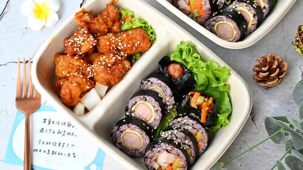 IG洗版了！超美拍「韓系３拼餐盒」想吃先預訂，２種口味紫米飯捲＋唰嘴炸雞一次嘗