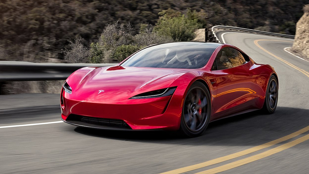 10大汽車熱搜榜裡的Tesla Roadster甚至還沒有量產。(圖片來源/ Tesla)