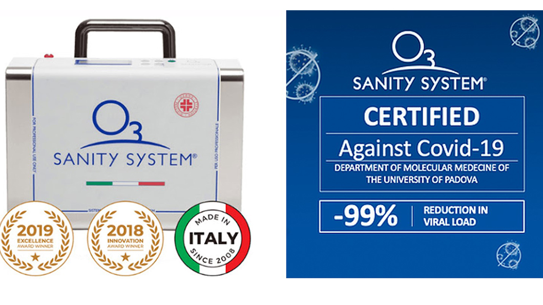 O3 Sanity System是由Maserati義大利原廠認證的臭氧消毒機，擁有國際認證能有效對抗Covid-19，消滅99.99%的病菌，及清除空氣中異味和過敏原。（圖片來源/ Maserati）