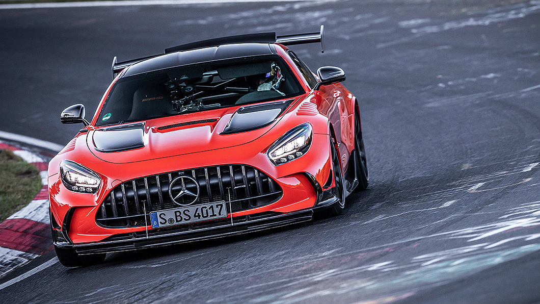 Mercedes-AMG GT Black Series以原廠未改之姿寫下6分43.835秒單圈成績。(圖片來源/ Mercedes-Benz)