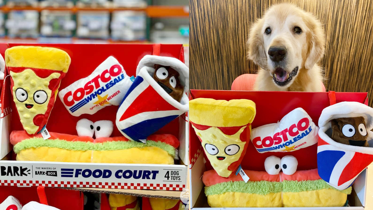 台灣也買得到！毛孩專屬「好市多餐飲部」玩具組，嗨啃「熱狗＋披薩＋可樂」