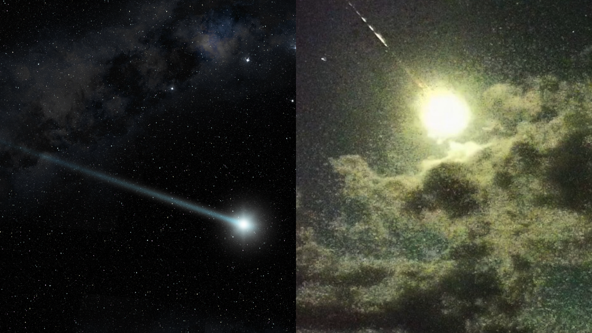 天文迷別錯過！宜蘭巨大「火流星」畫過天際超壯觀，火尾＋爆閃照亮夜空