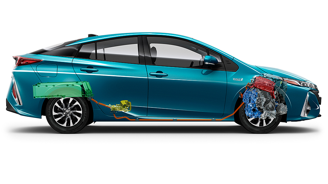 Prius PHV尊爵版同樣可以享有64公里純電行駛里程以及109.9km/L平均油耗。(圖片來源/ Toyota)