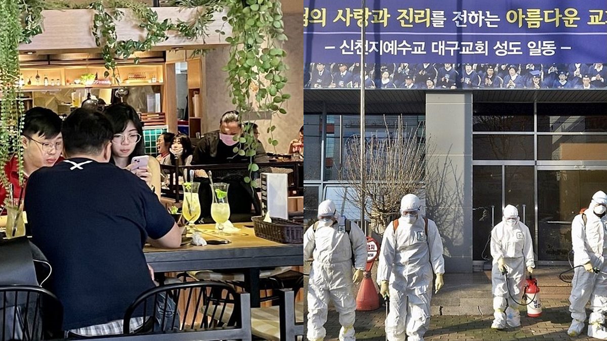 降級後確診就破千！南韓４級警戒仍可「餐廳內用」，台北「缺牙趨勢」才有可能清零