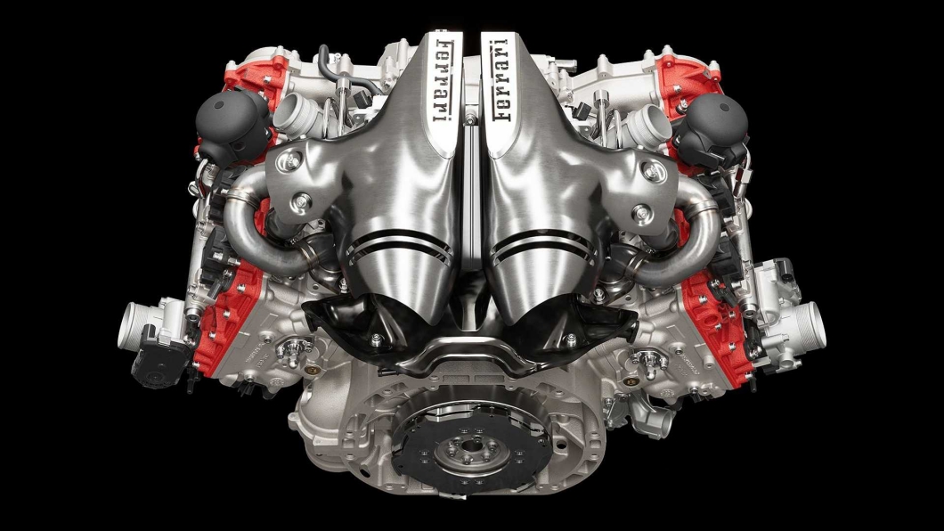法拉利的V6引擎採用的是120度夾角，其最大馬力來到663hp。（圖片來源/ Ferrari）