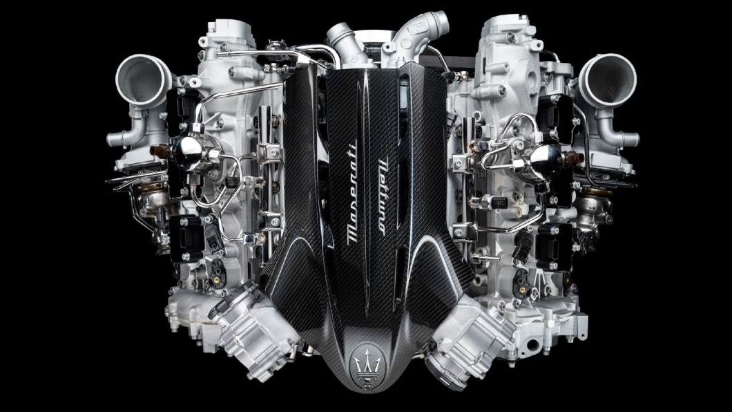 瑪莎拉蒂的V6引擎是90度夾角，最大馬力為630hp。（圖片來源/ Maserati）