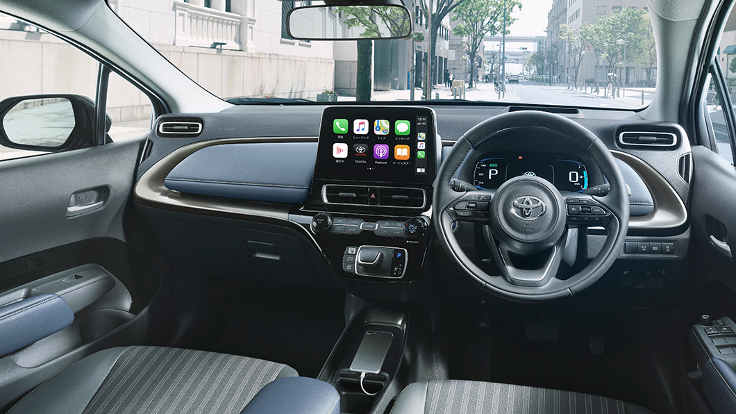 座艙內部透過數位儀錶板以及中控台懸浮式10.5吋觸控螢幕營造科技感。(圖片來源/ Toyota)