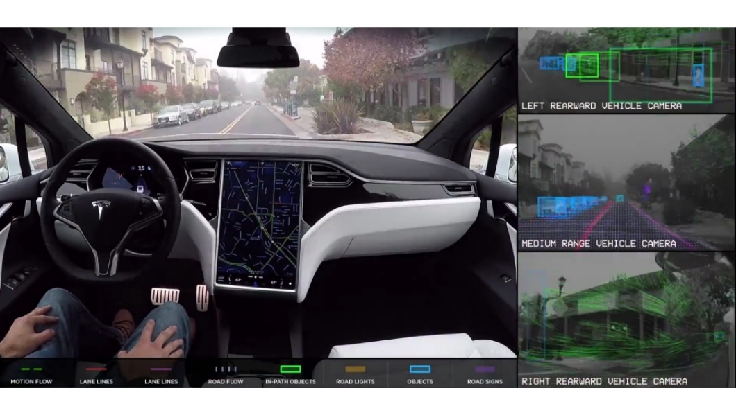 先前特斯拉釋出新版FSD系統，將採用純視覺化的模式來進行車輛的輔助駕駛。（圖片來源/ Tesla）