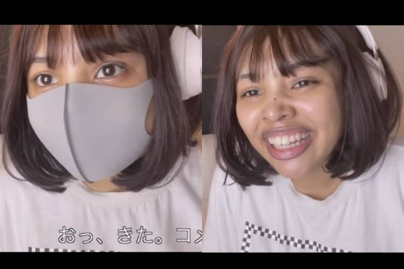 網路美女不能信？日本口罩正妹直播「放送事故」真面目嚇壞網友，結局神反轉超圈粉