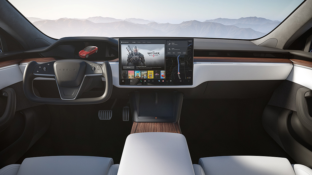 改款Model S預計今年底前登陸臺灣，屆時可以觀察臺灣引進版本配備何種式樣方向盤。(圖片來源/ Tesla)