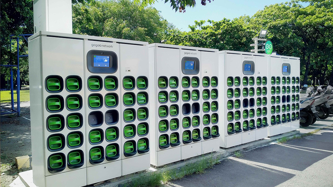 全台六都Gogoro電池交換站總數比加油站多出一成。（圖片來源/ Gogoro）