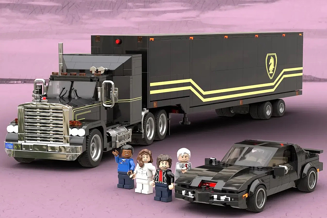 網友投稿的霹靂遊俠套組包含霹靂車、指揮拖車，還有李麥克為首的主角群們。(圖片來源/ Lego Ideas)