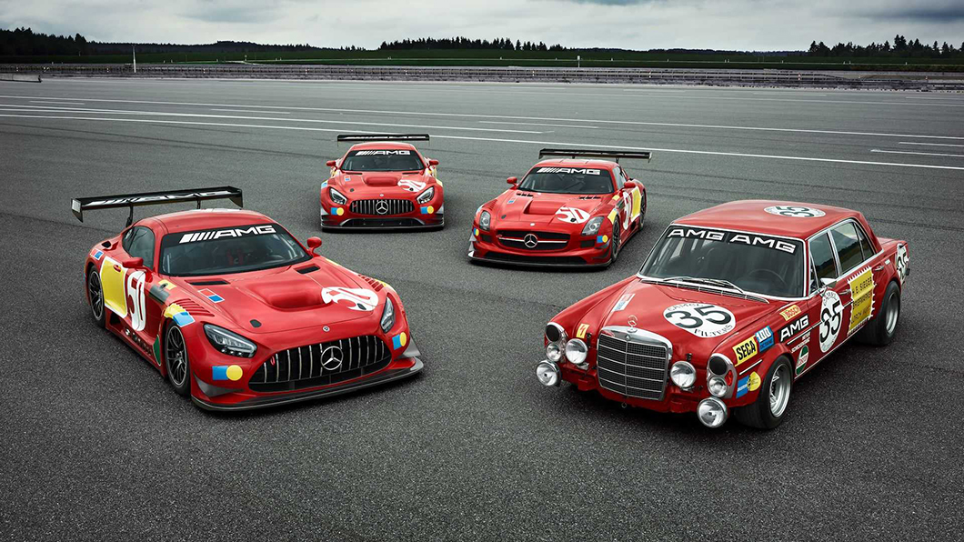 賓士為 紅豬 辦50歲生日趴 Amg有今天全靠它 地球黃金線