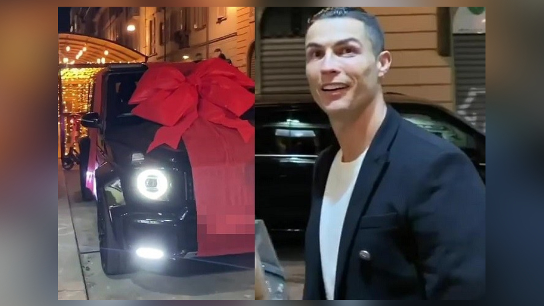 在去年2月時，女友直接送他一輛Brabus G800當作生日禮物，不過這一年多來沒看到這輛車在C羅版面上曝光。（圖片來源/ 擷取自Cristiano Ronaldo IG）