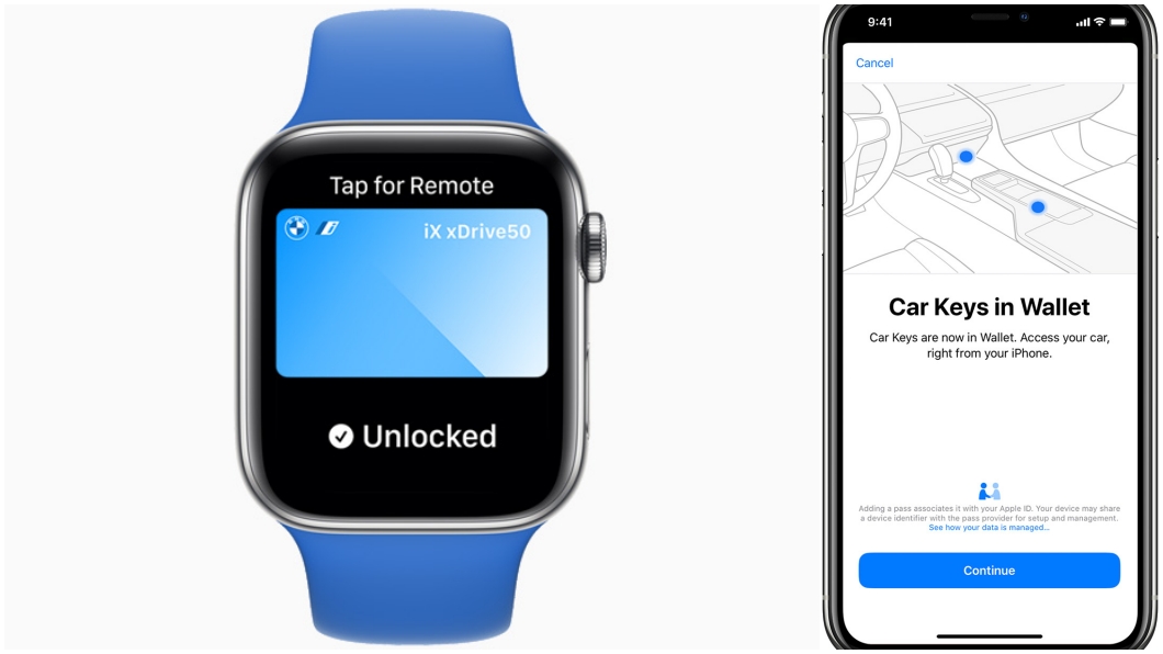 不只是透過iPhone可以解鎖，使用Apple Watch也可以。(圖片來源/ Apple )