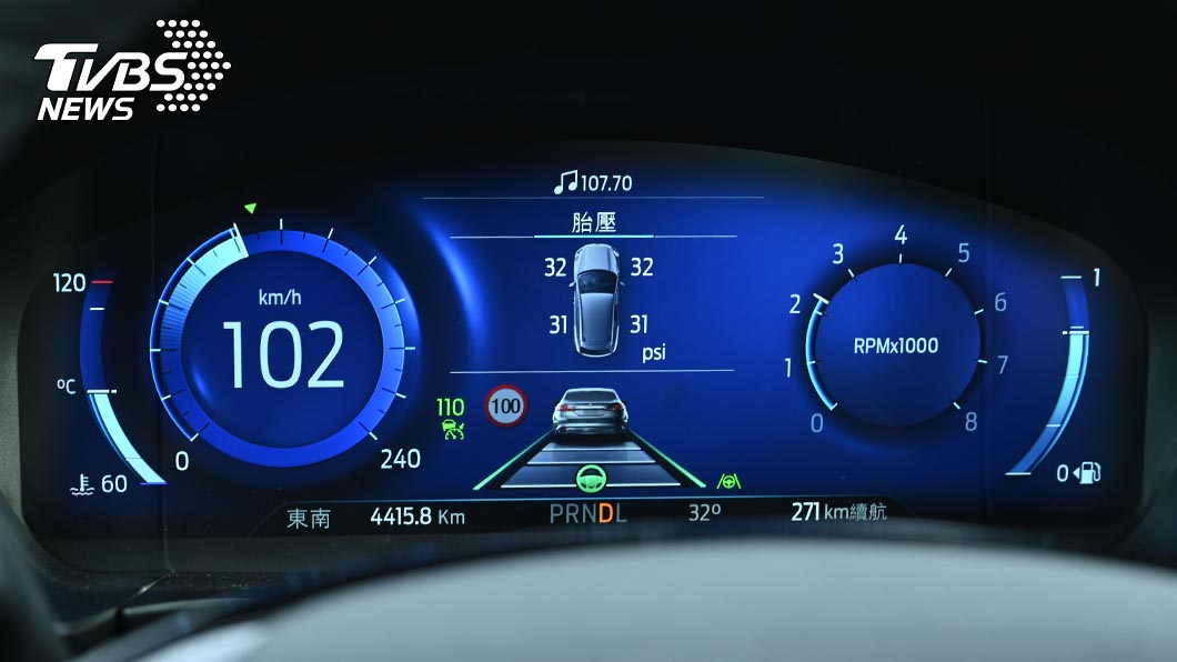 這次也加入了ISA智慧型限速輔助系統，這套系統將會以車上的鏡頭掃描路牌時速。(圖片來源/ TVBS)