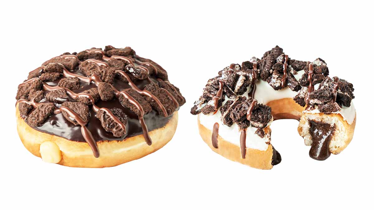 買六送六來了！Krispy Kreme推「OREO甜甜圈」，OREO餅乾碎＋卡士達夾心太邪惡