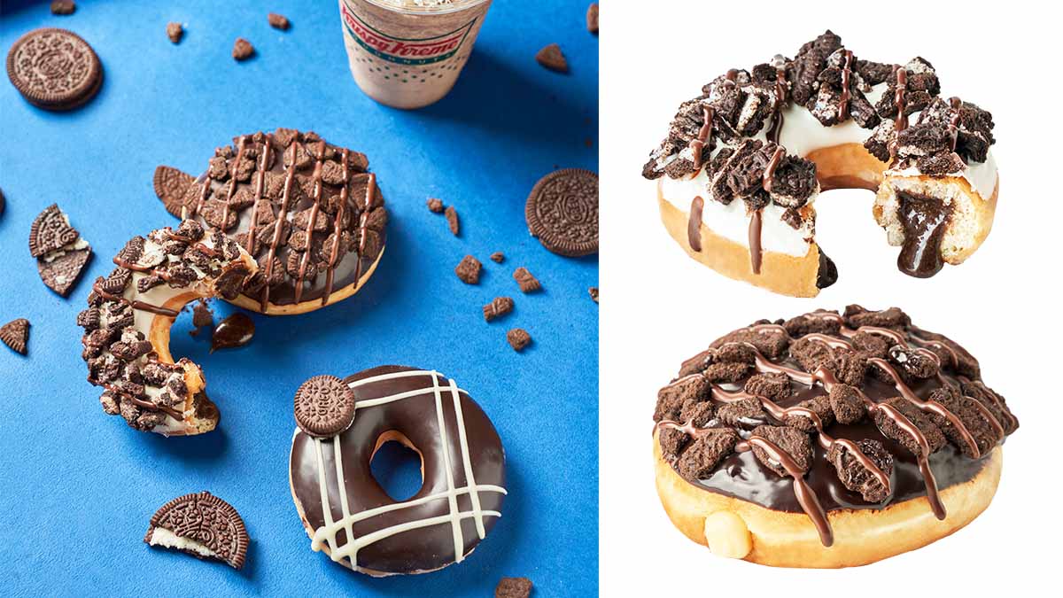 買六送六來了！Krispy Kreme推「OREO甜甜圈」，OREO餅乾碎＋卡士達夾心太邪惡