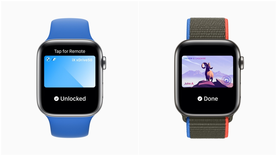 Apple Watch上面也可以直接使用。（圖片來源/ Apple）