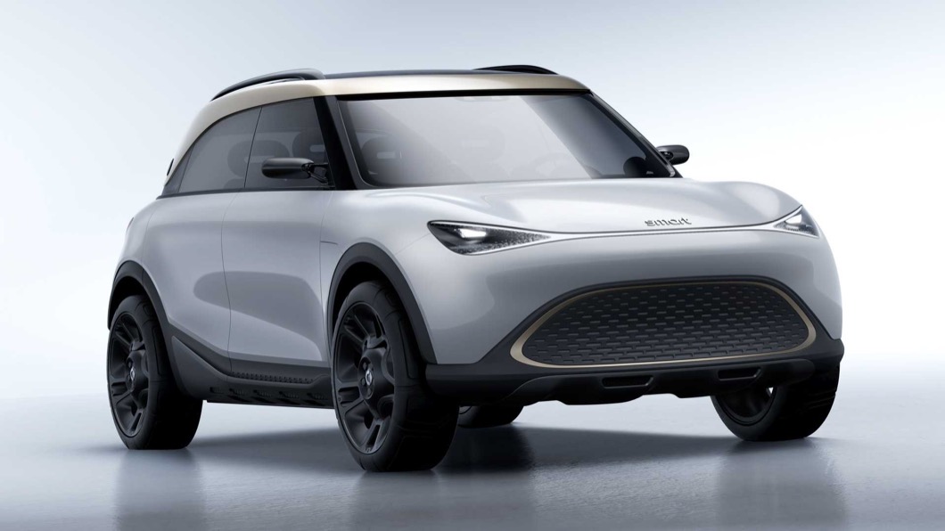 這次在2021 IAA慕尼黑車展中終於見到全新Smart跨界休旅概念車Concept #1。(圖片來源/ M-Benz)