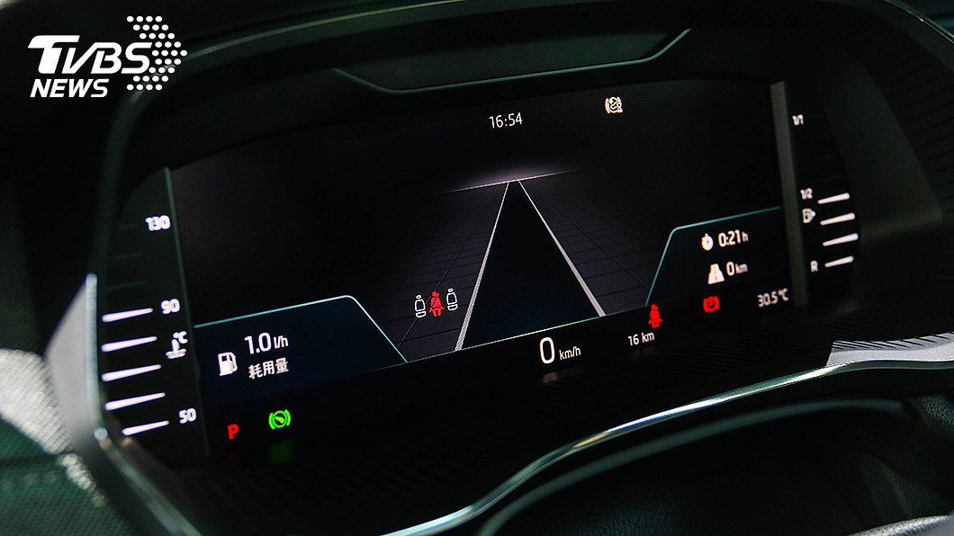 10.25吋全數位儀錶板為Octavia全車系標配。