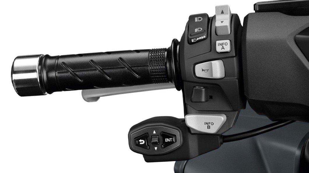 22年式Forza 350這次將導入具有HSVC功能的RoadSync系統。(圖片來源/ Honda)