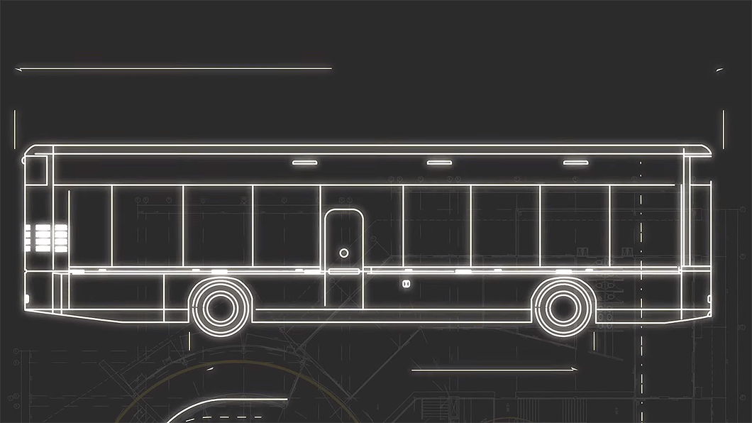 電動巴士預計年底至明年初之間投入營運。(圖片來源/ 鴻海)