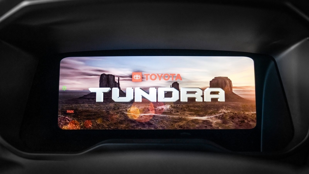 全數位儀表搭載於其中，讓Tundra這個龐然大物也顯得相當科技化。（圖片來源/ Toyota）