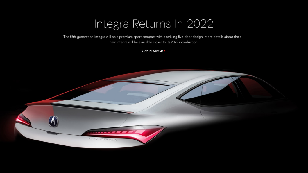 Integra專屬網頁其實也已經悄悄上線，確定這款車將在2022年正式亮相。(圖片來源/ Aucra)