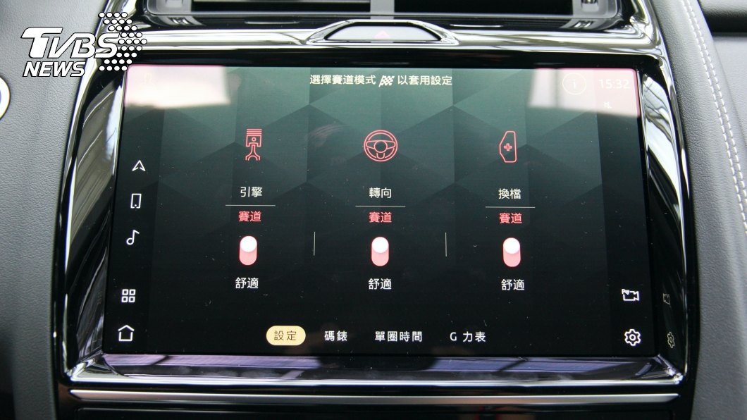 如果車上有選配電子避震器，則可以透過個人化模式進行設定。(圖片來源/ TVBS)