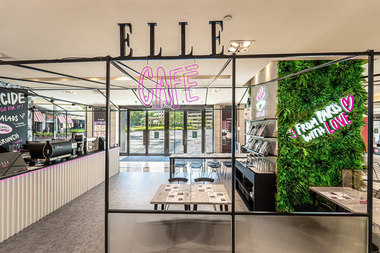 【新開店】超美ELLE CAFÉ海外首店降臨台北！巴黎風「PINK」餐點１秒到法國