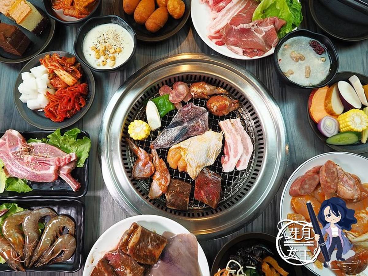 打卡送戰斧豬排！桃園「韓式烤肉吃到飽」１人只要369元，百種食材任你吃