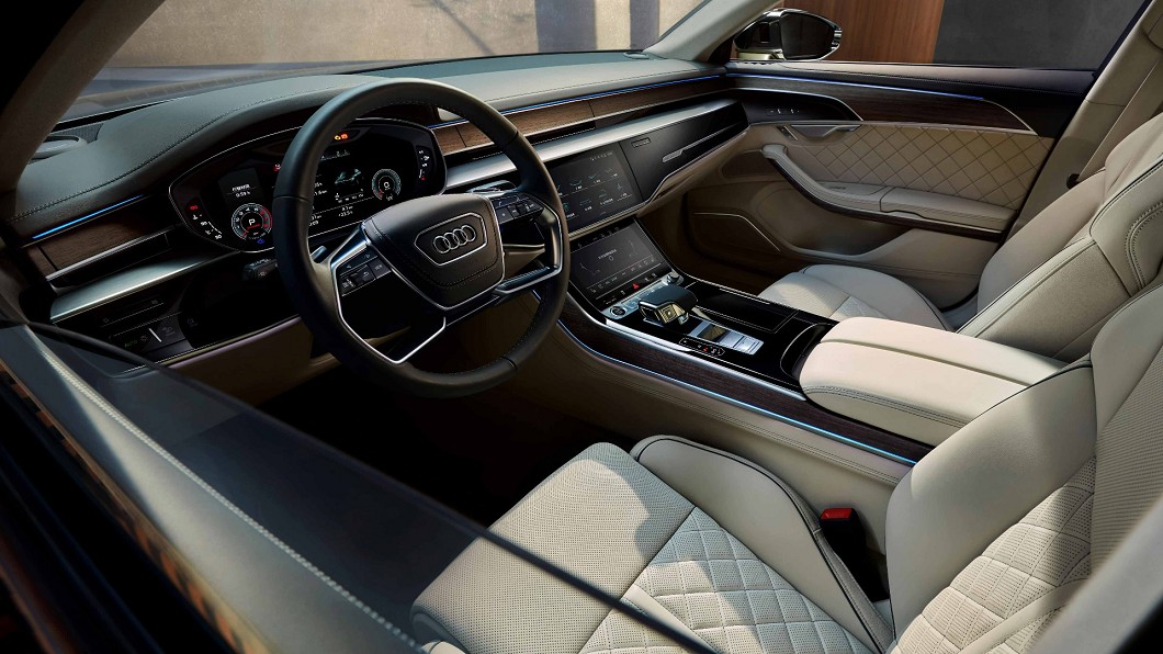 座艙基本維持A8既有的數位化鋪陳。(圖片來源/ Audi)
