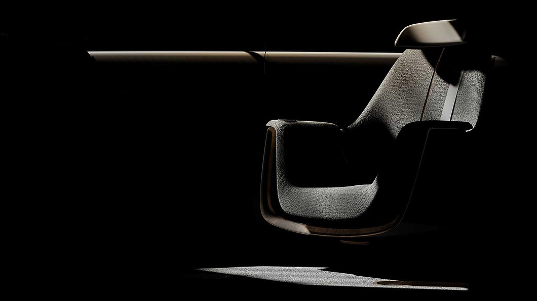 車內座椅使用紡織與原木材料製作，看起來十分舒適。(圖片來源/ Hyundai)