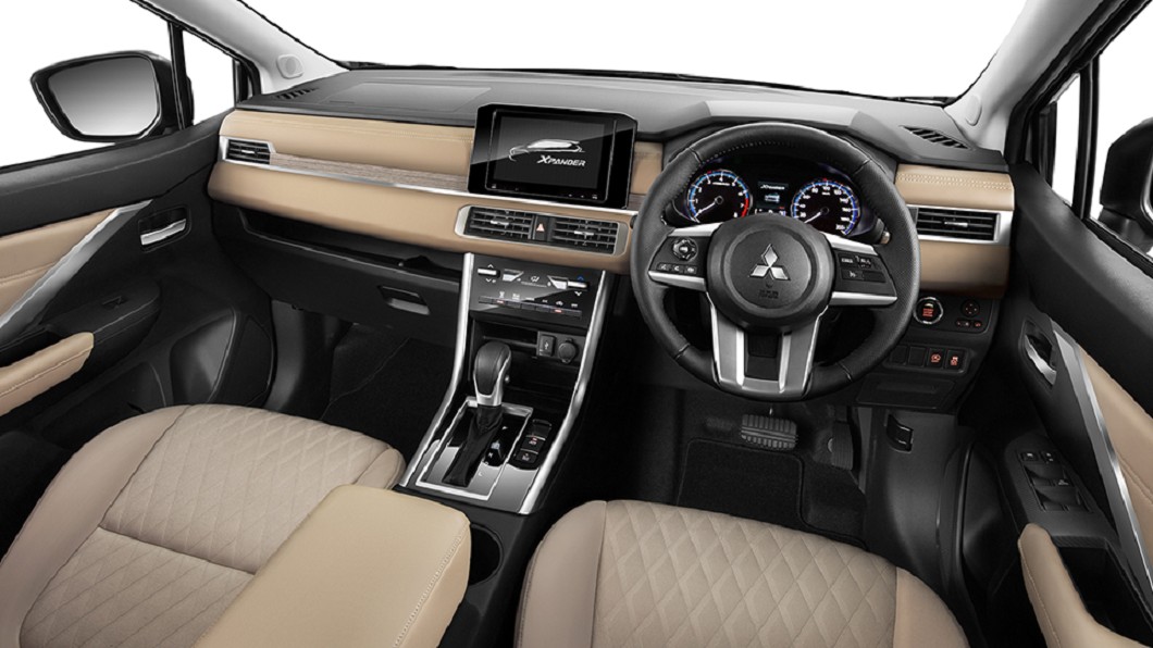 Xpander內裝設計大幅修改，提升整體開闊度與科技感。(圖片來源/ Mitsubishi)