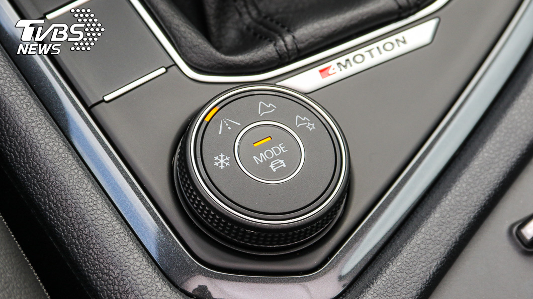 整合越野模式選擇的4Motion全時四輪驅動系統為標準配備。